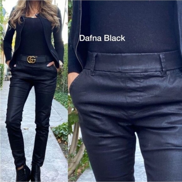 Befy‎ Flog Black Pinstripe Dafna Pants Size 29